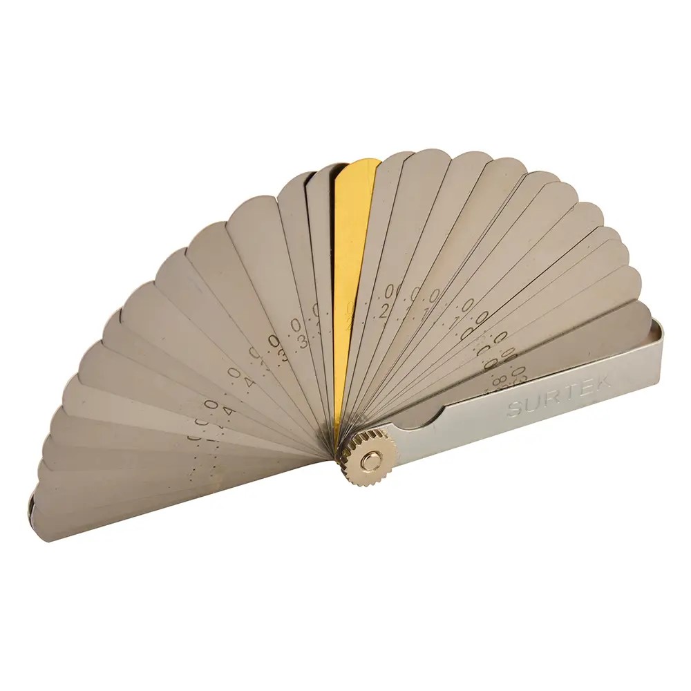 CALIBRADOR EN PULGADAS Y MILIMETRICOS 32 HOJAS CODIGO  107329 SURTEK FERREBLOCK | Concretos y Materiales de San Juan