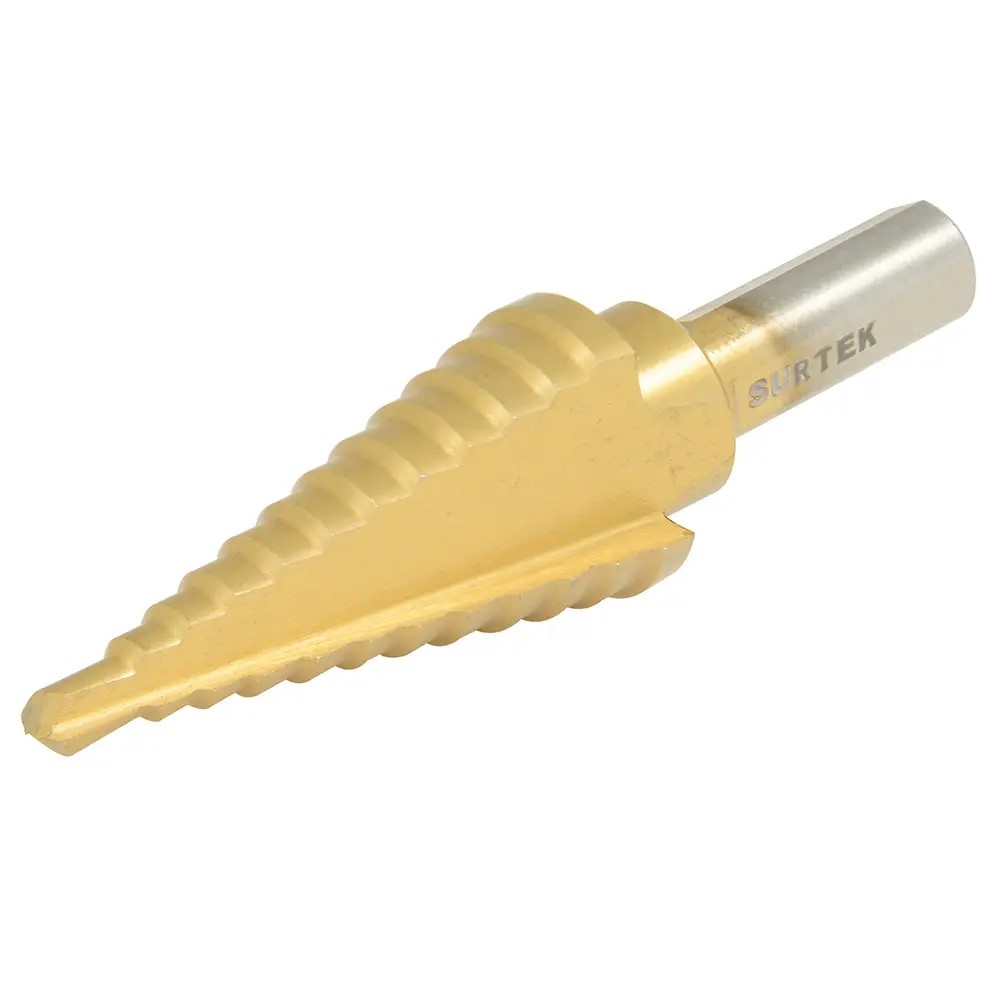 BROCA ESCALONADA DE ACERO DE ALTA VELOCIDAD #4 1/4 - 3/4 CODIGO  119372 SURTEK FERREBLOCK | Concretos y Materiales de San Juan