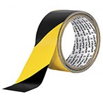 ROLLO DE 33 M DE CINTA DELIMITADORA AMARILLA / NEGRO TRUPER CODIGO 12597 FERREBLOCK | Concretos y Materiales de San Juan