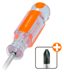 DESARMADOR DE CRUZ 1/4 X 4 MANGO DE ACETATO TRUPER CODIGO 14074 FERREBLOCK | Concretos y Materiales de San Juan