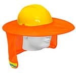 PROTECTOR SOLAR PLEGABLE PARA CASCO NARANJA CON REFLEJANTE CODIGO 100353 FERREBLOCK | Concretos y Materiales de San Juan