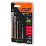 JUEGO DE 5 BROCAS HSS PARA METAL TRUPER EXPERT CODIGO 11394 FERREBLOCK | Concretos y Materiales de San Juan