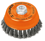 CARDA COPA 5 ALAMBRE TRENZADO GRUESO EJE M14 TRUPER CODIGO 11543 FERREBLOCK | Concretos y Materiales de San Juan