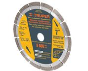 DISCO DE DIAMANTE DE 4-1/2 X 2.1 MM RIN SEGMENTADO TRUPER CODIGO 11582 FERREBLOCK | Concretos y Materiales de San Juan