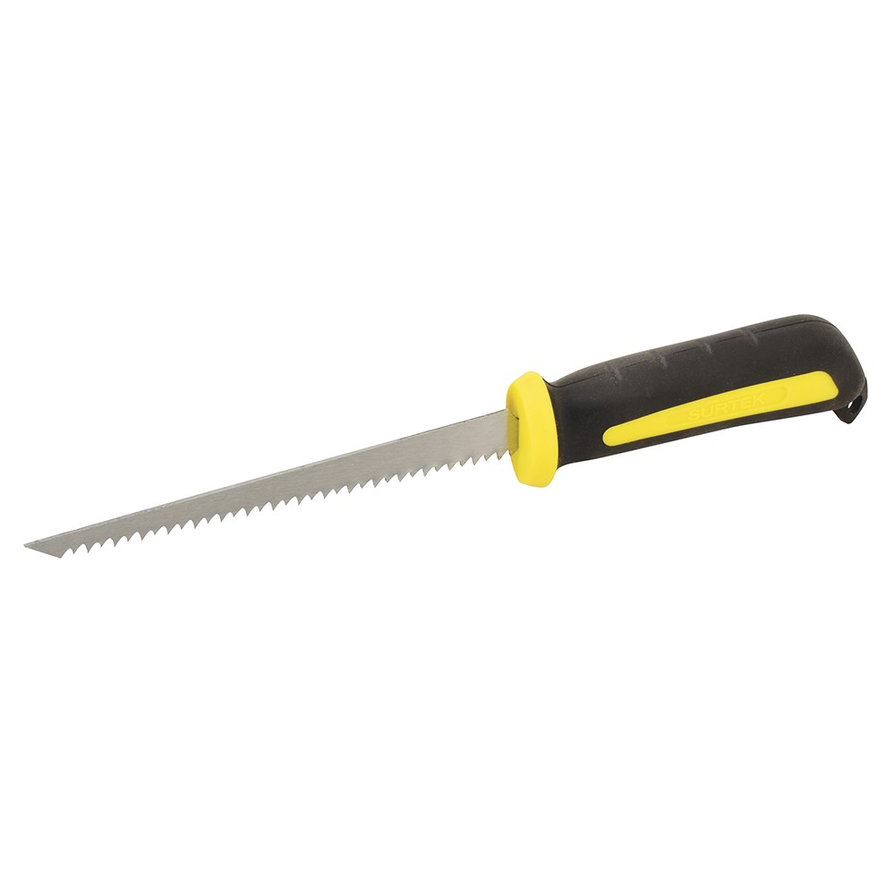 SERRUCHO PARA TABLAROCA CON MANGO BIMATERIAL DE 14 CODIGO  120900 SURTEK FERREBLOCK | Concretos y Materiales de San Juan