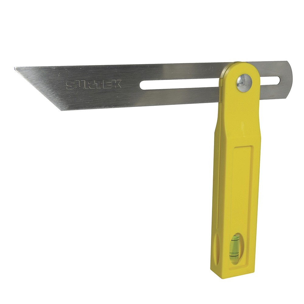 ESCUADRA FALSA CON MANGO PLASTICO 8 CODIGO  122264 SURTEK FERREBLOCK | Concretos y Materiales de San Juan