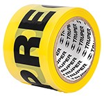 ROLLO DE 100 M DE CINTA DELIMITADORA PRECAUCION TRUPER CODIGO 12578 FERREBLOCK | Concretos y Materiales de San Juan
