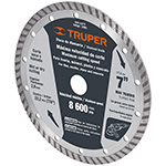 DISCO DE DIAMANTE DE 7 X 2.8 MM RIN TURBO TRUPER CODIGO 12981 FERREBLOCK | Concretos y Materiales de San Juan