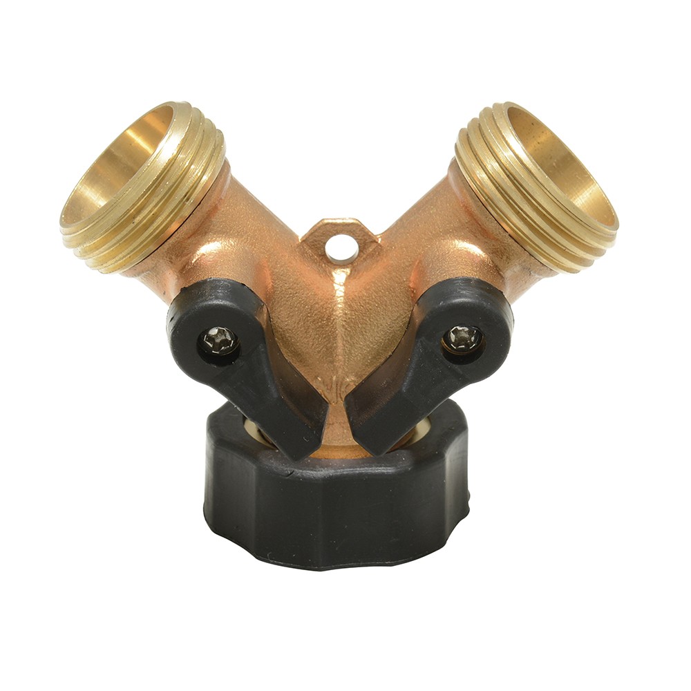 ADAPTADOR PARA MANGUERA DE RIEGO EN Y DE BRONCE 11 X 7 CM CODIGO  130334 SURTEK FERREBLOCK | Concretos y Materiales de San Juan