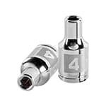 DADO DE 4 MM 6 PUNTAS CUADRO 1/4 TRUPER CODIGO 13166 FERREBLOCK | Concretos y Materiales de San Juan