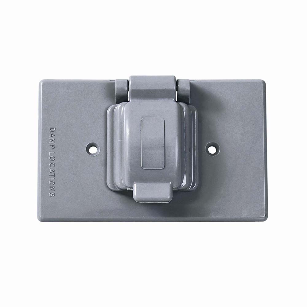 PLACA SENCILLA PLASTICA PARA INTEMPERIE LINEA ESTANDAR COLOR GRIS CODIGO  136613 SURTEK FERREBLOCK | Concretos y Materiales de San Juan