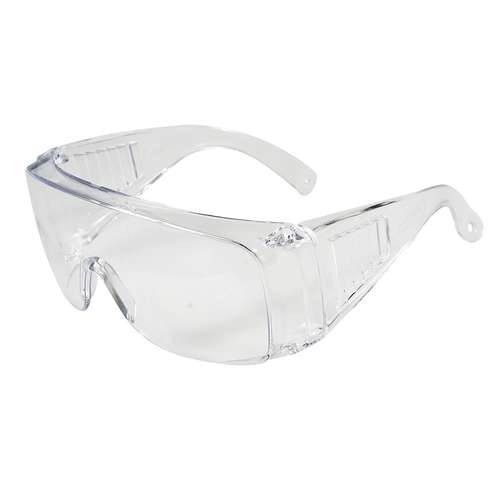 LENTES DE SEGURIDAD MODELO TRADICIONALES TRANSPARENTES CODIGO  137323 SURTEK FERREBLOCK | Concretos y Materiales de San Juan