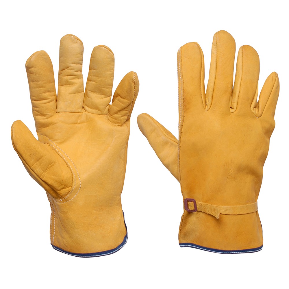 GUANTES DE PIEL TIPO ARGONERO CON CINTILLO UNITALLA CODIGO  137412 SURTEK FERREBLOCK | Concretos y Materiales de San Juan