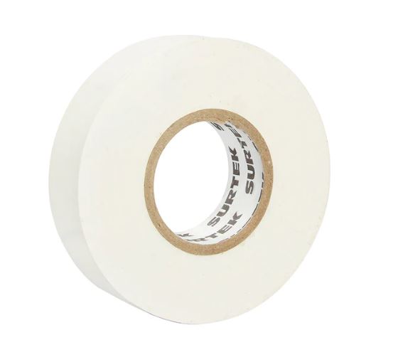 CINTA BLANCA PARA AISLAR 19 MM X 18 M CODIGO  138012 SURTEK FERREBLOCK | Concretos y Materiales de San Juan