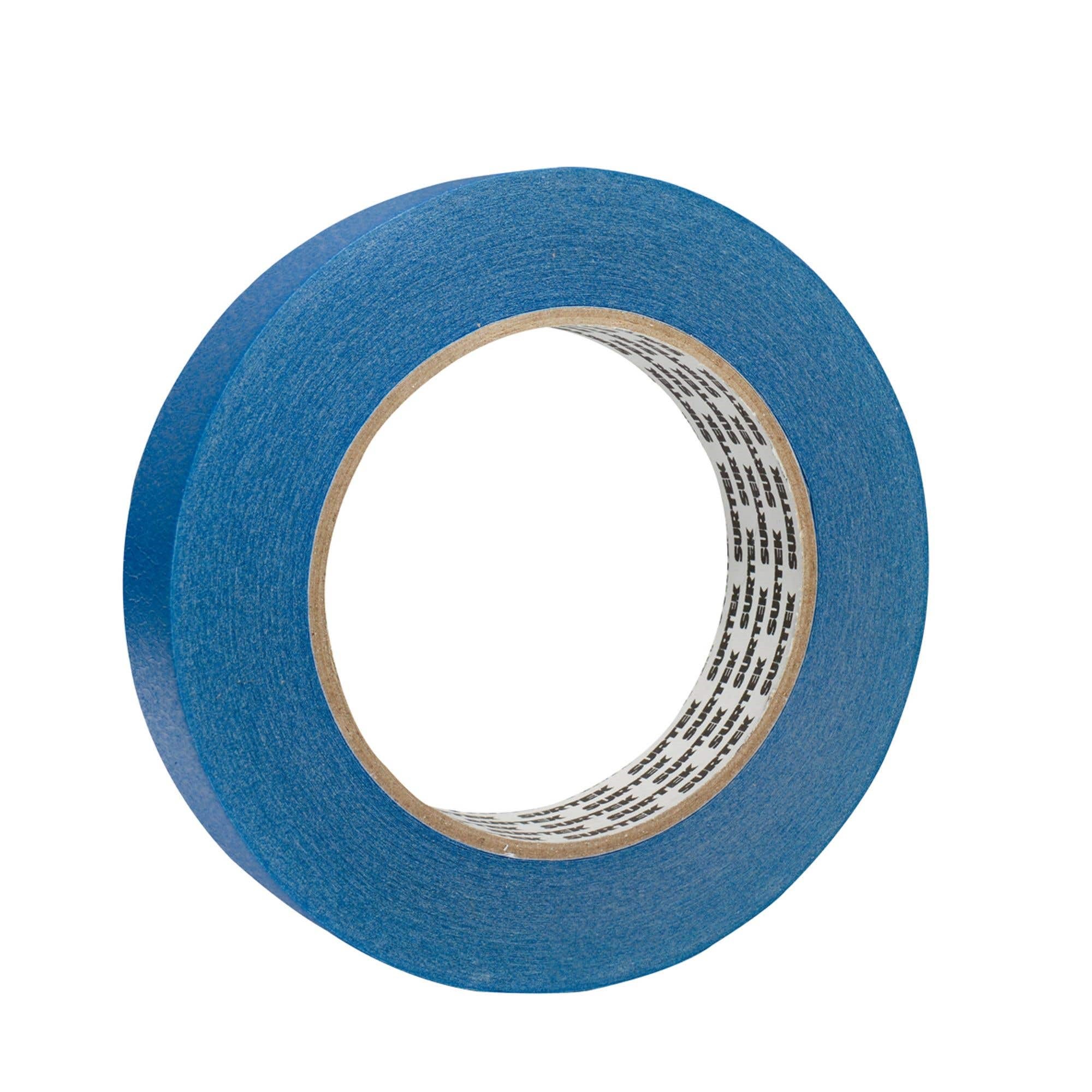 CINTA MASKING TAPE AZUL PARA ENMASCARAR 24 MM X 50 M CODIGO  138082 SURTEK FERREBLOCK | Concretos y Materiales de San Juan