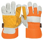 GUANTES DE CARNAZA Y LONETA CON REFUERZO UNITALLA TRUPER CODIGO 14246 FERREBLOCK | Concretos y Materiales de San Juan