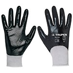 GUANTES DE POLIESTER RECUBIERTOS DE NITRILO G TRUPER CODIGO 18027 FERREBLOCK | Concretos y Materiales de San Juan