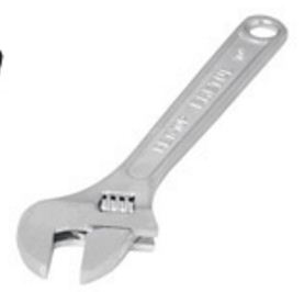 LLAVE AJUSTABLE (PERICO) 8 CROMADA PRETUL CODIGO 21815 FERREBLOCK | Concretos y Materiales de San Juan