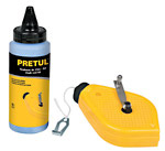 TIRALINEAS PLASTICO CON GIS 15 M (50 FT) PRETUL CODIGO 28574 FERREBLOCK | Concretos y Materiales de San Juan