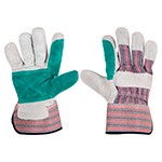 GUANTES DE CARNAZA Y LONETA CON REFUERZO UNITALLA PRETUL CODIGO 29977 FERREBLOCK | Concretos y Materiales de San Juan