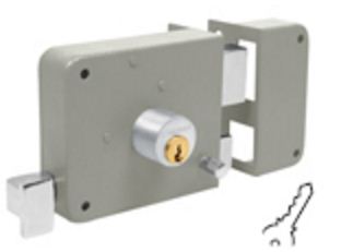 CERRADURA SOBREPONER DER CLASICA LLAVE TRADICIONAL BLISTER CODIGO 43583 FERREBLOCK | Concretos y Materiales de San Juan