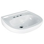 LAVABO DE PORCELANA CON REBOSADERO BLANCO FOSET CODIGO 44002 FERREBLOCK | Concretos y Materiales de San Juan