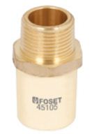 ADAPTADOR MACHO DE CPVC 1/2 CON INSERTO DE LATON FOSET CODIGO 45104 FERREBLOCK | Concretos y Materiales de San Juan