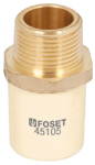 ADAPTADOR MACHO DE CPVC 1 CON INSERTO DE LATON FOSET CODIGO 45106 FERREBLOCK | Concretos y Materiales de San Juan