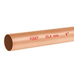 TUBO RIGIDO DE COBRE 1 TIPO N 3M 1.4KG FOSET CODIGO 48153 FERREBLOCK | Concretos y Materiales de San Juan