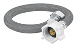 MANGUERA P/WC VINILO GRIS 1/2X7/8 35CM PLASTICO/LATON CODIGO 49176 FERREBLOCK | Concretos y Materiales de San Juan