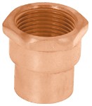 CONECTOR DE COBRE ROSCA INTERIOR 1/2 FOSET CODIGO 49656 FERREBLOCK | Concretos y Materiales de San Juan