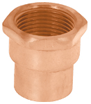 CONECTOR DE COBRE ROSCA INTERIOR 3/4 FOSET CODIGO 49657 FERREBLOCK | Concretos y Materiales de San Juan