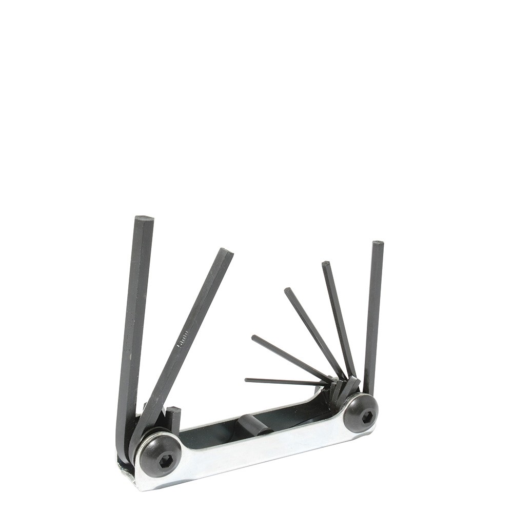 JUEGO DE LLAVES HEXAGONALES TIPO NAVAJA METRICAS 1.5 A 6 MM ESTUCHE METALICO 7 PZ CODIGO  4974 FERRETERIA GENERAL FERREBLOCK | Concretos y Materiales de San Juan