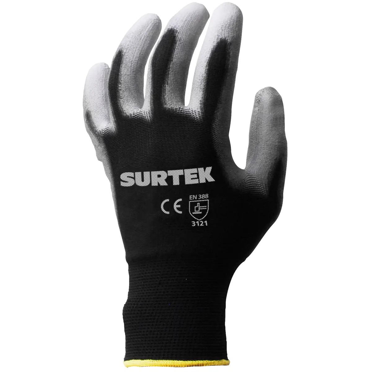 GUANTES DE NAILON CON RECUBRIMIENTO DE POLIURETANO G CODIGO  GNPG SURTEK FERREBLOCK | Concretos y Materiales de San Juan
