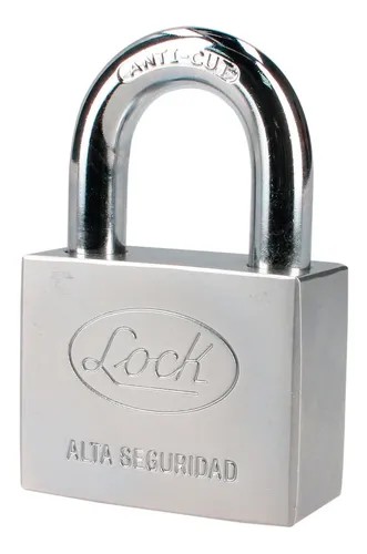 CANDADO DE ALTA SEGURIDAD 50 MM LLAVE DE DISCO CODIGO  LCAC50 LOCK FERREBLOCK | Concretos y Materiales de San Juan