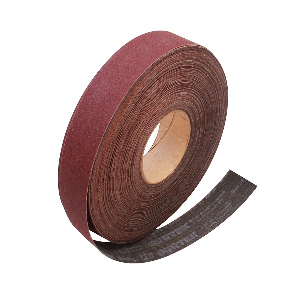 LIJA EN ROLLO PARA PLOMERO 1-1/2 X 5 M GRANO 120 CODIGO  LR5120 SURTEK FERREBLOCK | Concretos y Materiales de San Juan