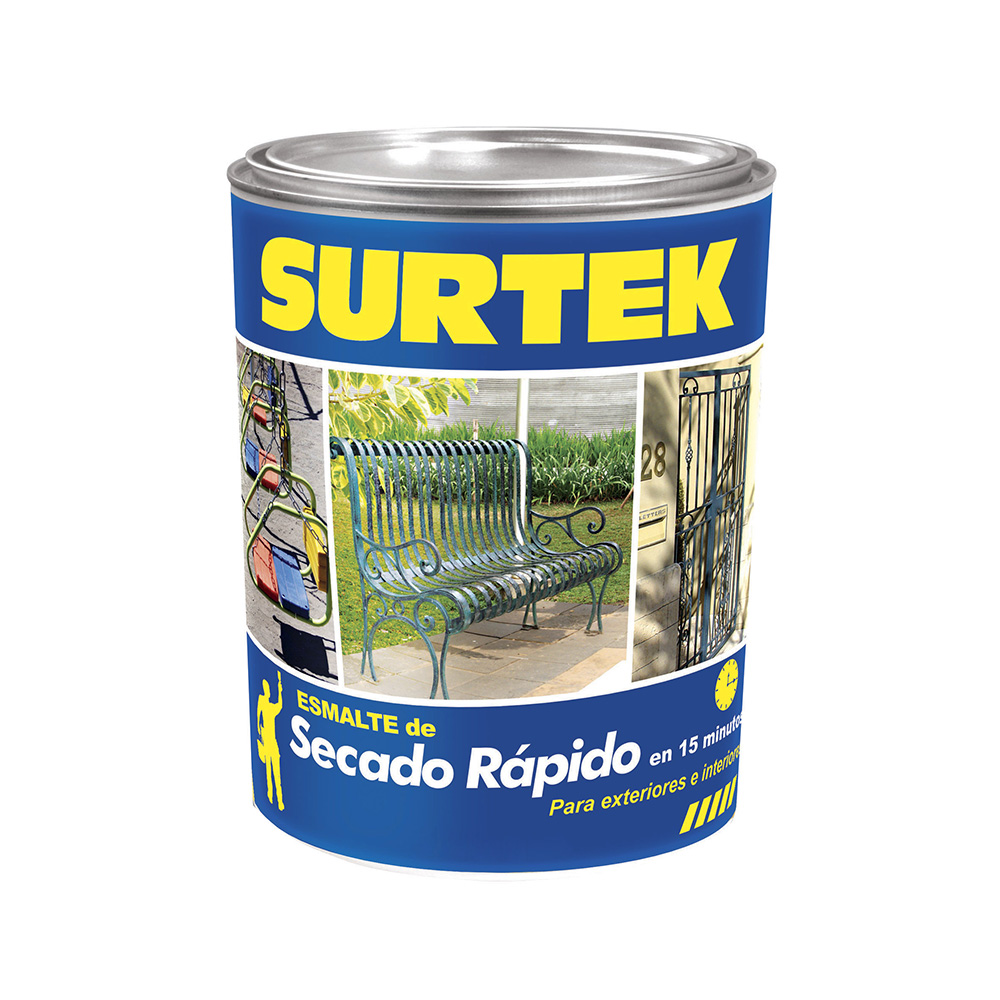 ESMALTE DE SECADO RAPIDO 1 LT COLOR BLANCO CODIGO  SP40200 SURTEK FERREBLOCK | Concretos y Materiales de San Juan